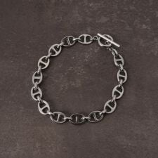 アンカー チェーン マンテル ステンレス ブレスレット【ユニセックス】