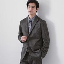 【動きやすい、快適ビジネスジャケット】TRジャージ ジャケット　セットアップ可洗濯機OKストレッチ