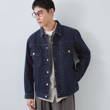 【大人にも取り入れやすい】デニムジャケット セットアップ可洗濯機OK