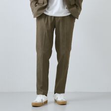 ライトエバーデニム スラックス 洗濯機OKストレッチセットアップ可