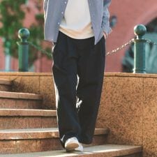 【POLO BCS 別注】ワイドチノ イージーパンツ