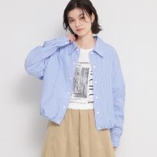ショート丈シャツブルゾン