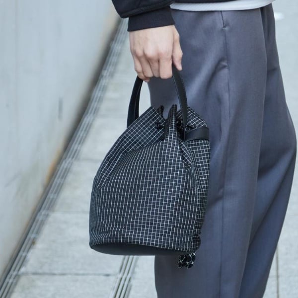 ツイル2WAY 巾着バッグ