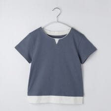 【110－160】キーネックTシャツ