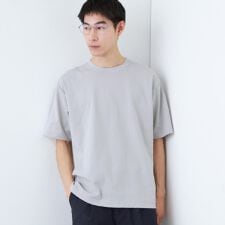 【無地だと少し物足りないという方へ】ジオメトリック柄 半袖Tシャツ 洗濯機OK