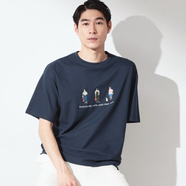 MADISONBLUE トップス 鹿の子半袖Tシャツ 刺繍×ロゴ 鹿の子 半袖Tシャツ 【洗濯機OK】 | ザ ショップ ティーケー