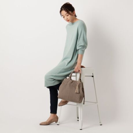 ストンとしたiラインシルエットのニットワンピース ザ ショップ ティーケー The Shop Tk ファッション通販 マルイウェブチャネル