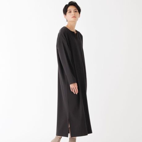 ツイルジャージキーネックワンピース Web限定サイズ オペークドットクリップ Opaque Clip ファッション通販 マルイウェブチャネル Ca000 717 01