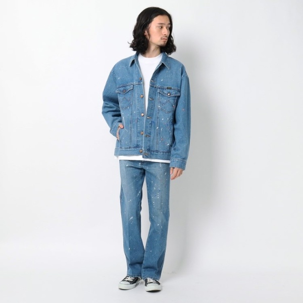 ◇【別注】Wrangler ペイントデニムジャケット | オペークドット