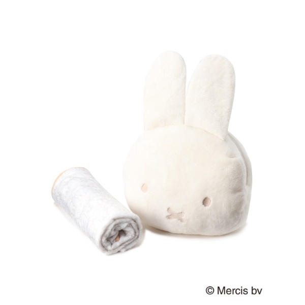 ◇【コラボ】miffy×OPAQUE.CLIP フェイスクッションブランケット【WEB 