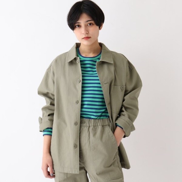 オーガニックコットンヘリンボーン カバーオール【UNISEX】 | オペーク