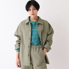 オーガニックコットンヘリンボーン カバーオール【UNISEX】 | オペーク 