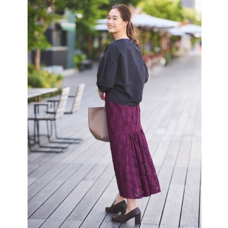 大草直子さんコラボ RIECHERSコードレーススカート （大草直子  