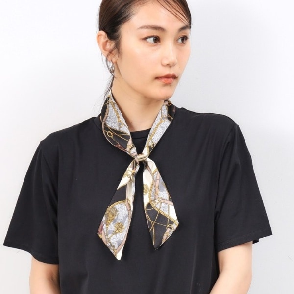 【送料0円】 スカーフリング付き】柄アソートスカーフ | オペークドット シューズ