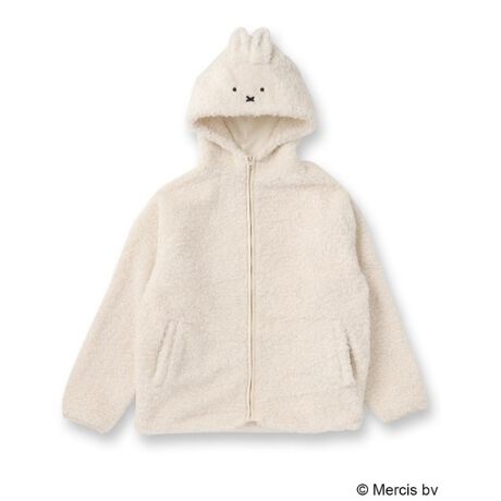 Dick Bruna × OPAQUE.CLIPコラボ】ジップアップパーカー ミッフィー 