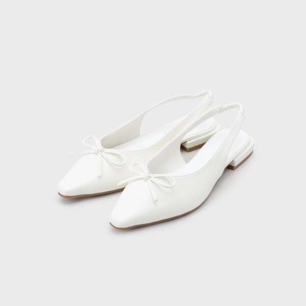 【抗菌防臭加工】リボンフラットミュール