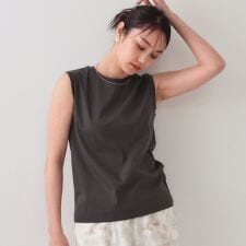 《5色展開》ベーシックノースリーブトップス【接触冷感洗濯機洗い可】 | オペークドットクリップ(OPAQUE.CLIP)