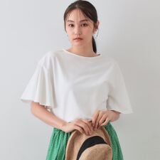 《S-LLサイズ》フレアスリーブカッソー【UV接触冷感洗濯機洗い可】