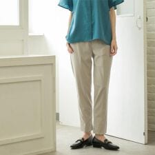 《S-LLサイズ》ハイストレッチスティックパンツ【洗濯機洗い可接触冷感】
