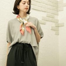 《5色展開S-LLサイズ》リラクシーメッシュニット【洗濯機洗い可】