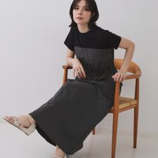 オペークドットクリップ(OPAQUE.CLIP)のドッキングワンピース【洗濯機洗い可】