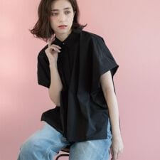 《andGIRL掲載》リラクシーシャツ【洗濯機洗い可】