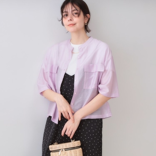 シアーダブルポケットシャツ【洗濯機洗い可】 | オペークドット