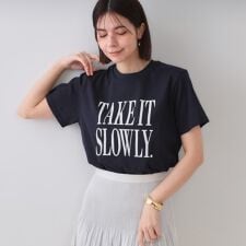 ロゴプリントTシャツ【洗濯機洗い可】