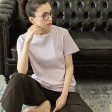 《5色展開》ベーシックTシャツ【洗濯機洗い可UV接触冷感】