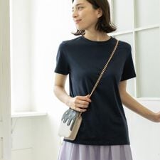 《5色展開》ベーシックTシャツ【洗濯機洗い可UV接触冷感】