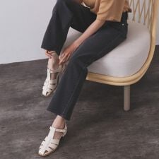 ストレッチストレートデニム【洗濯機洗い可】