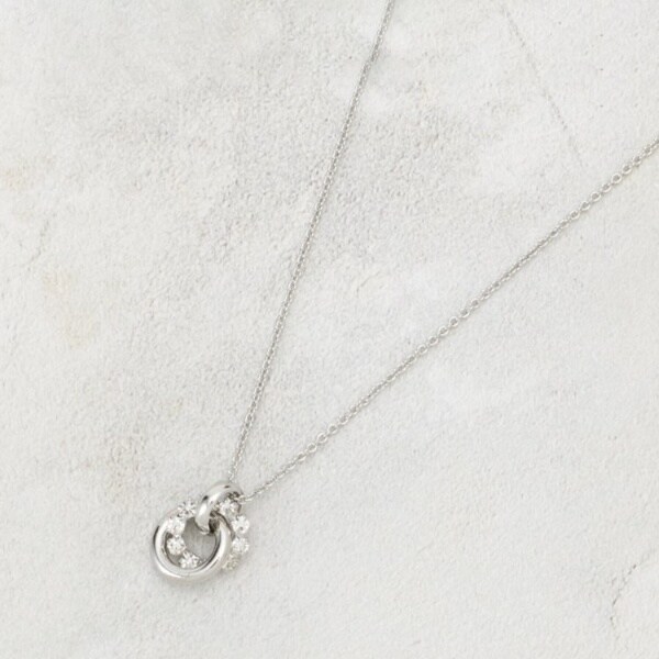 ビジュー×メタルスライドネックレス