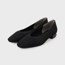 【抗菌防臭加工】ニットフラットパンプス