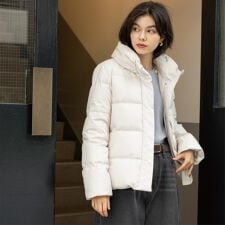 撥水ショートダウン【防風／抗菌防臭／洗濯機洗い可】《SS～LL 