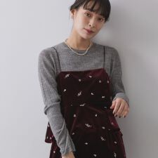 ベロアキャミセットアップ対応可【洗濯機OK】