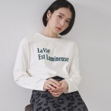 ロングロゴTシャツ【洗濯機OK】