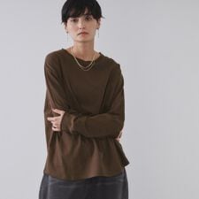 リラクシーロングTシャツ【洗濯機OK】