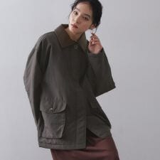 オペークドットクリップ(OPAQUE.CLIP)の《CLASSY掲載》ステンカラー中綿コート【洗濯機OK】