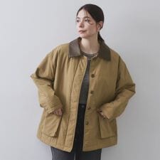 オペークドットクリップ(OPAQUE.CLIP)の《CLASSY掲載》ステンカラー中綿コート【洗濯機OK】