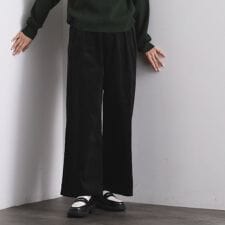 別珍タックワイドパンツ【洗える】