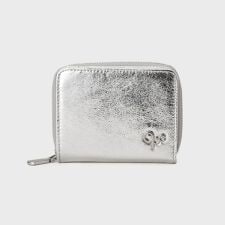 メタルパーツデザイン 二つ折りミニウォレット