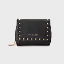 スタッズデザイン 三つ折りミニウォレット