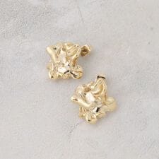 メタルニュアンスデザインピアス