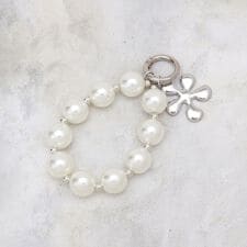 フラワーパーツ付きチャーム