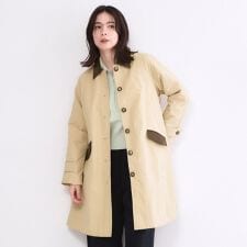 撥水ステンカラーコート【洗える】