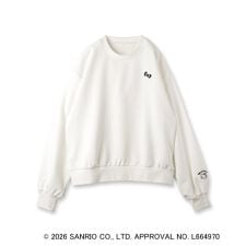 ◆【ハローキティ】ワンポイント刺しゅう入り裏毛プルオーバー