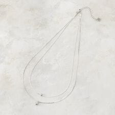 しずく2連ネックレス