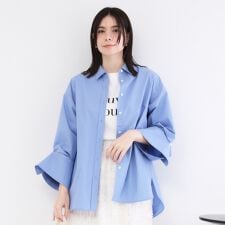 2WAY変形スリーブシャツ【洗濯機OK】