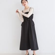 ポケットキャミワンピース【洗濯機OK】