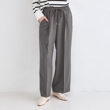 美脚ストレッチイージーワイドパンツ【洗濯機OK】